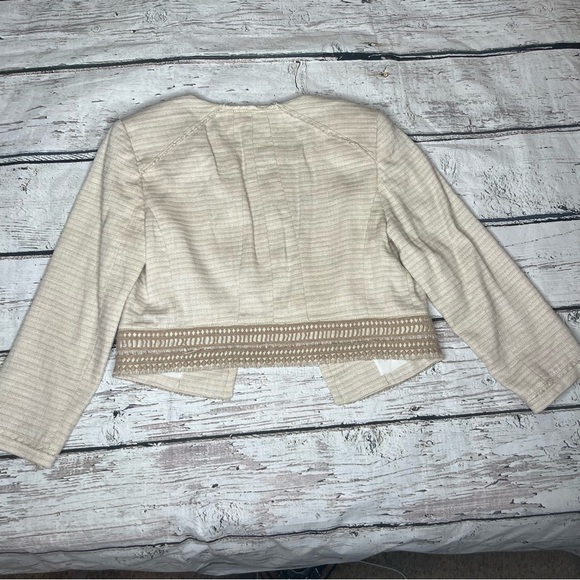 WHBM Natural Tweed Blazer Size 10 - Picture 12 of 12